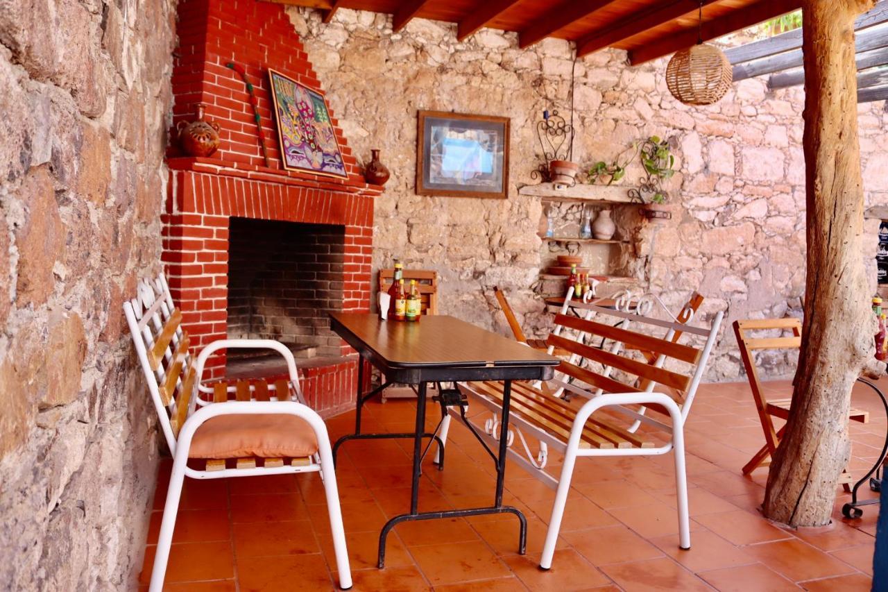 Hospedaje Pizza Azul Catorce Bagian luar foto
