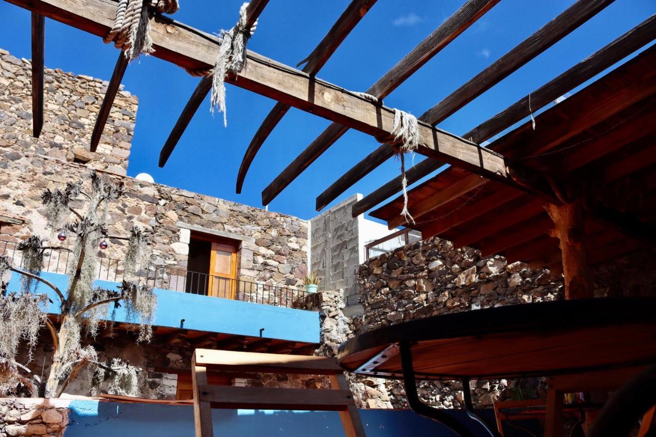 Hospedaje Pizza Azul Catorce Bagian luar foto